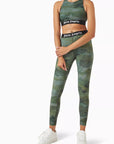 Palm Angels - Logo-tape Camo-print Crop Top