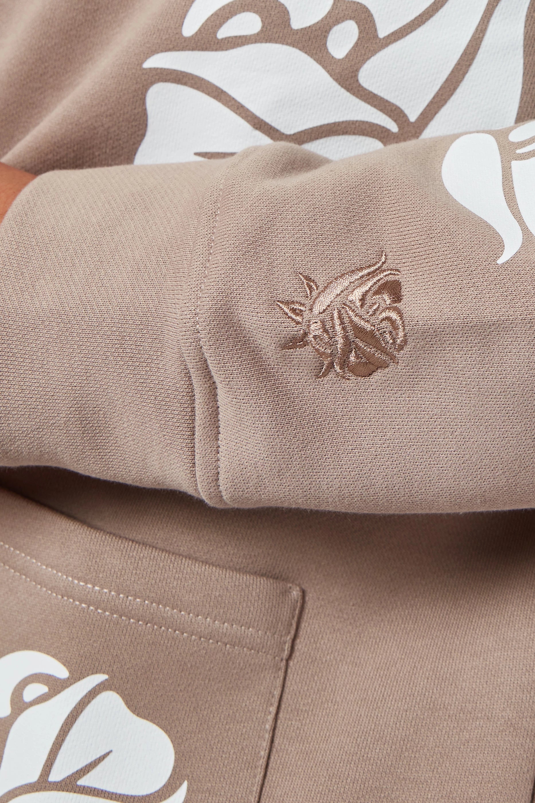 Beautifully Said - Rose Garden Jiu Jitsu Cardigan - Taupe