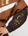 Nike Women's Zip-up Jacket in Woven Fabric Velvet Brown