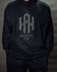 Artistic Hue - Big Logo Hoodie - Black