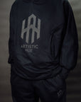 Artistic Hue - Big Logo Hoodie - Black