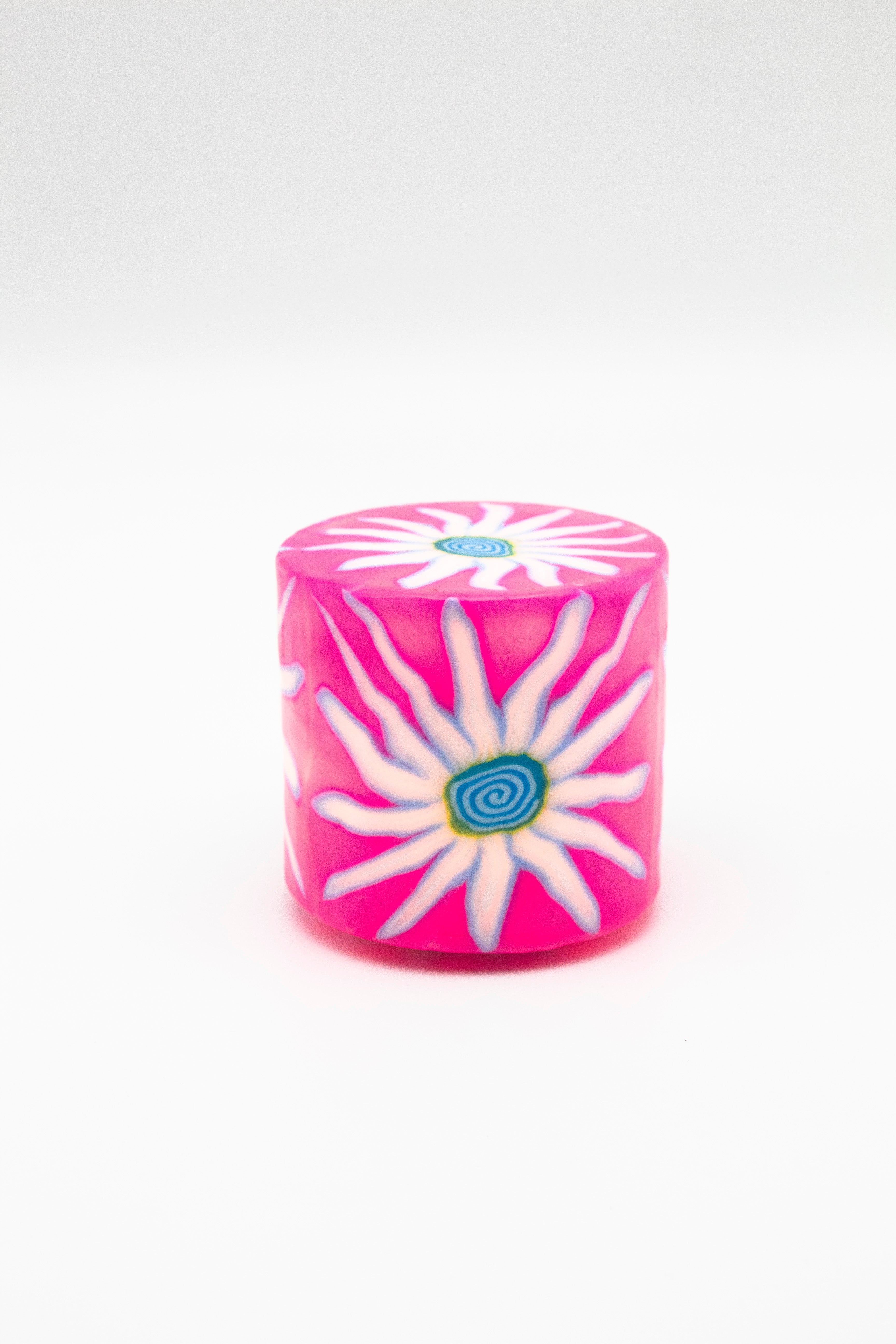 Swazi Candles "Neon Pink Flower"