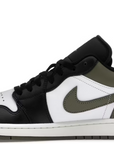 Air Jordan 1 Low Black Toe "Medium Olive"