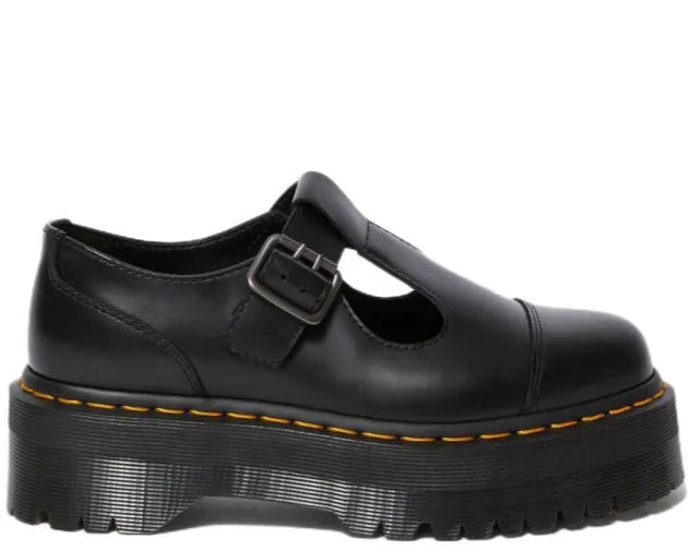 【美品】Dr. Martens BETHAN・UK6 Dr. Martens Women's Bethan Mary Jane Shoes, Black Polished