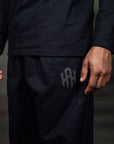 Artistic Hue - Fleece Track Pants - Black