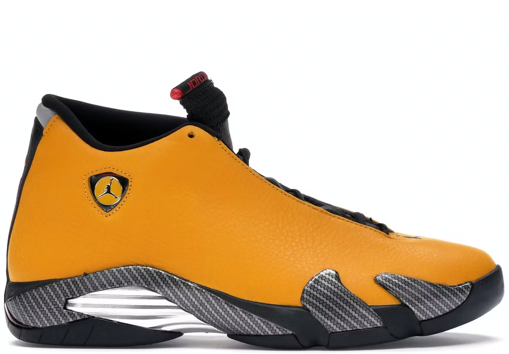 Jordan 14 retro 2025 black and yellow