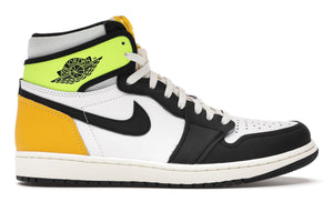 Air Jordan 1 Retro High "White Black Volt University Gold"